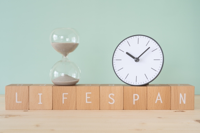 Life span　耐久年数　耐用年数　寿命
